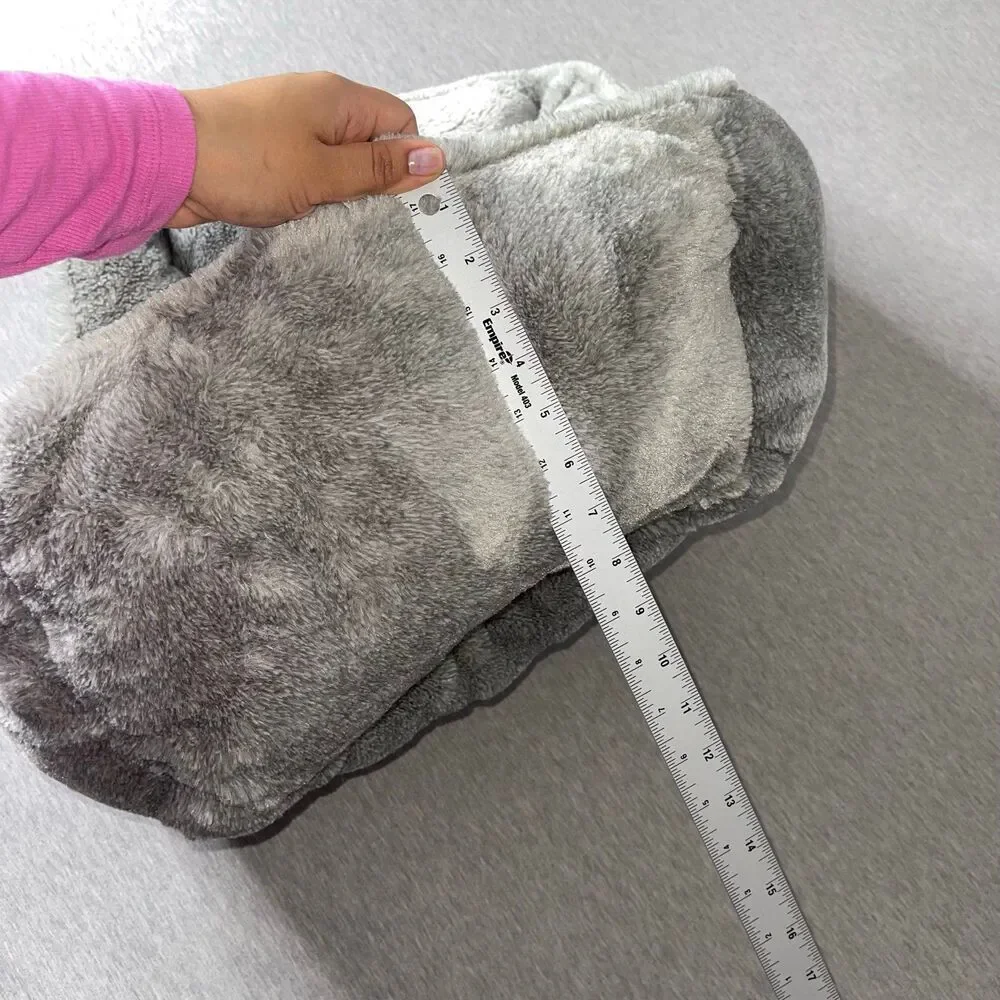 NanDog Super Cloud Reversible Pearl River Gray Dog & Cat Bed